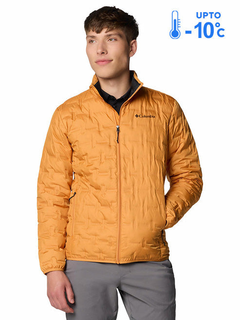 Columbia Men Orange Omni-Heat Reflective Delta Ridge II Down Jacket