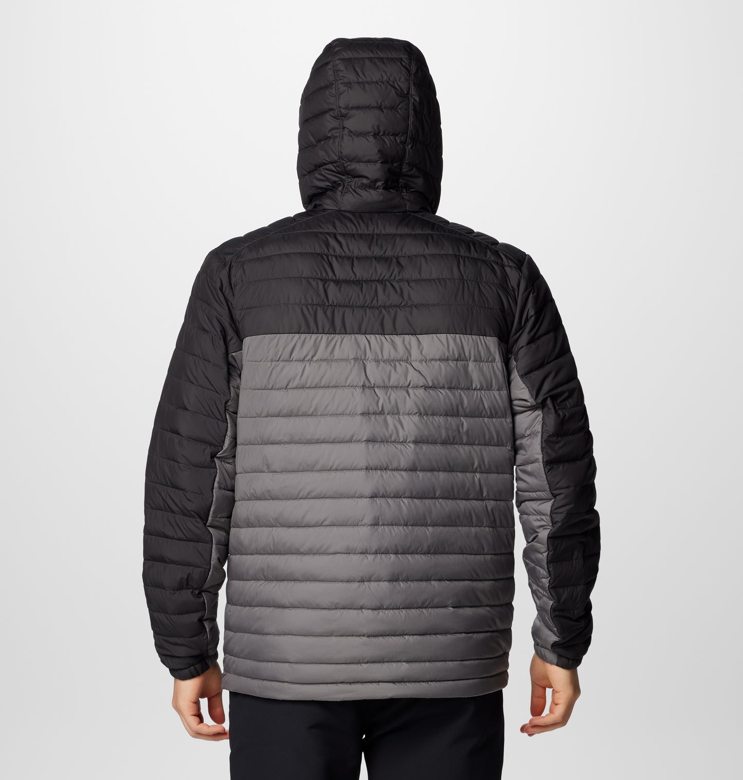 Columbia Men Grey Omni-Shield Silver Falls II Hooded Jacket