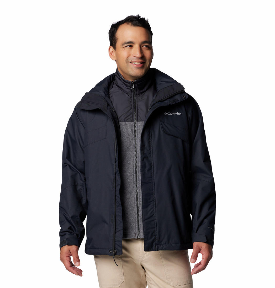 Columbia Mens Black Bugaboo III Fleece Interchange Jacket