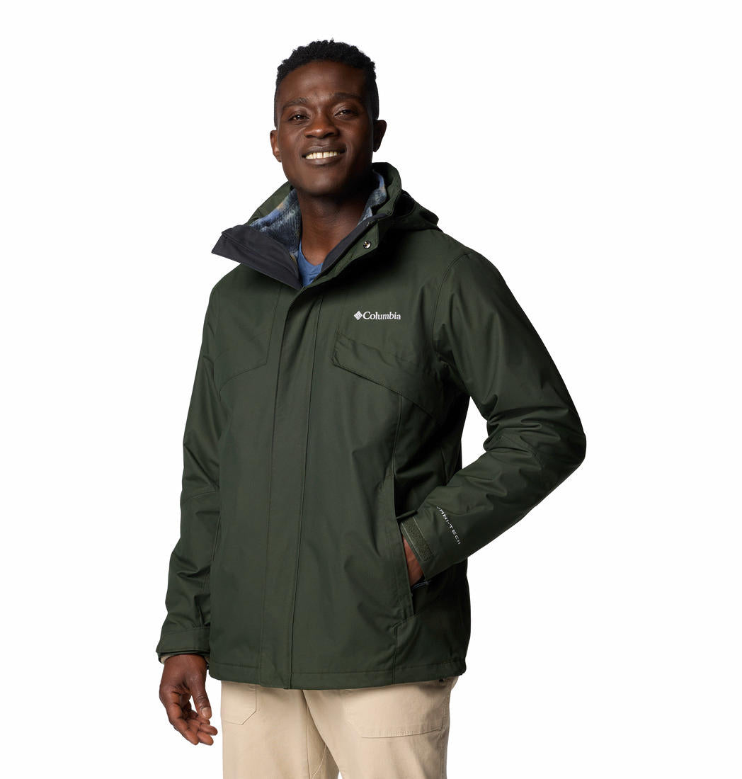 Columbia Mens Green Bugaboo III Fleece Interchange Jacket