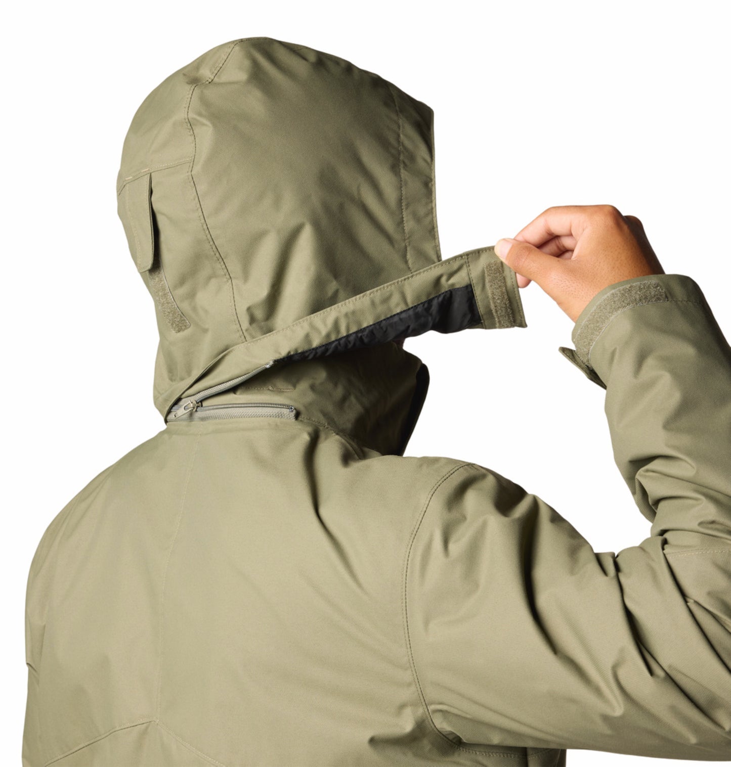 Columbia Men Green OmniHeat Reflective Bugaboo III Fleece Interchangeable Jacket