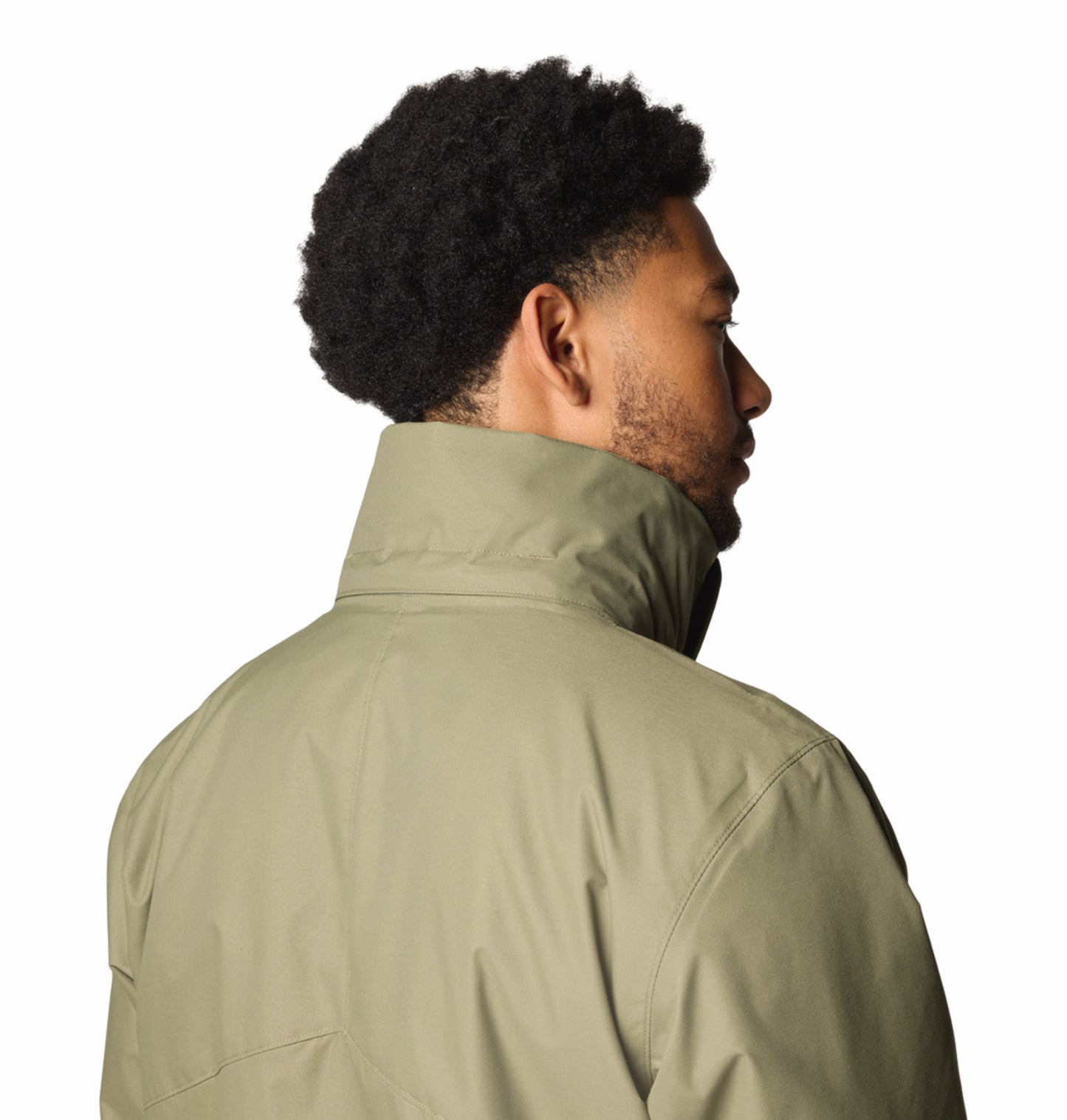 Columbia Men Green OmniHeat Reflective Bugaboo III Fleece Interchangeable Jacket