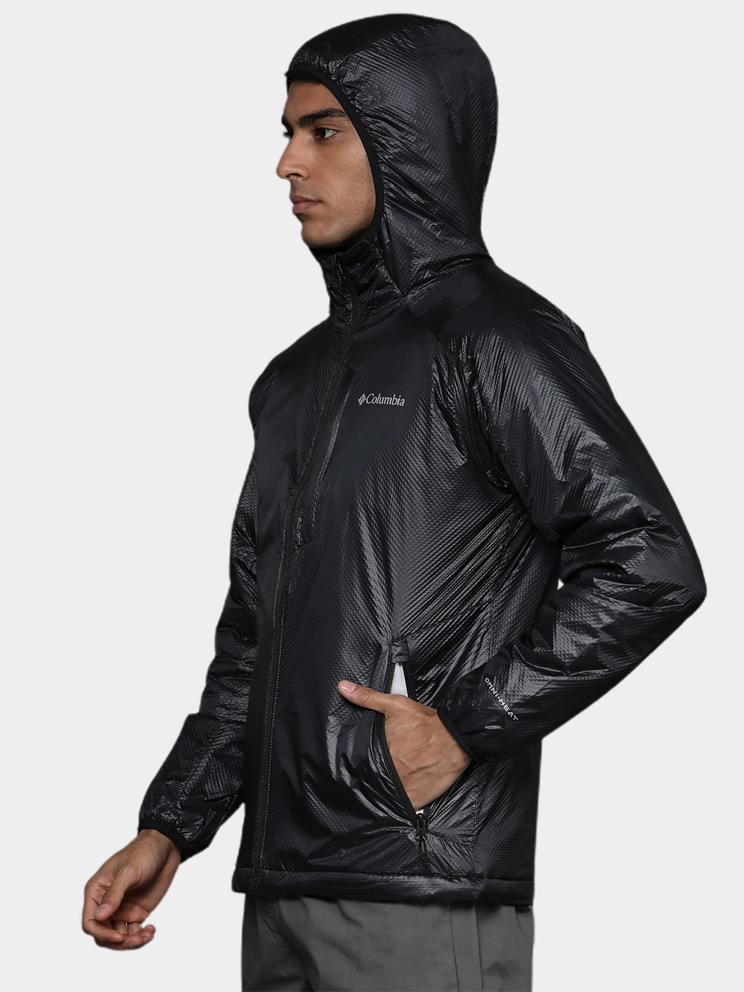 Columbia Men Black Arch Rock Double Wall Elite Hdd Jacket