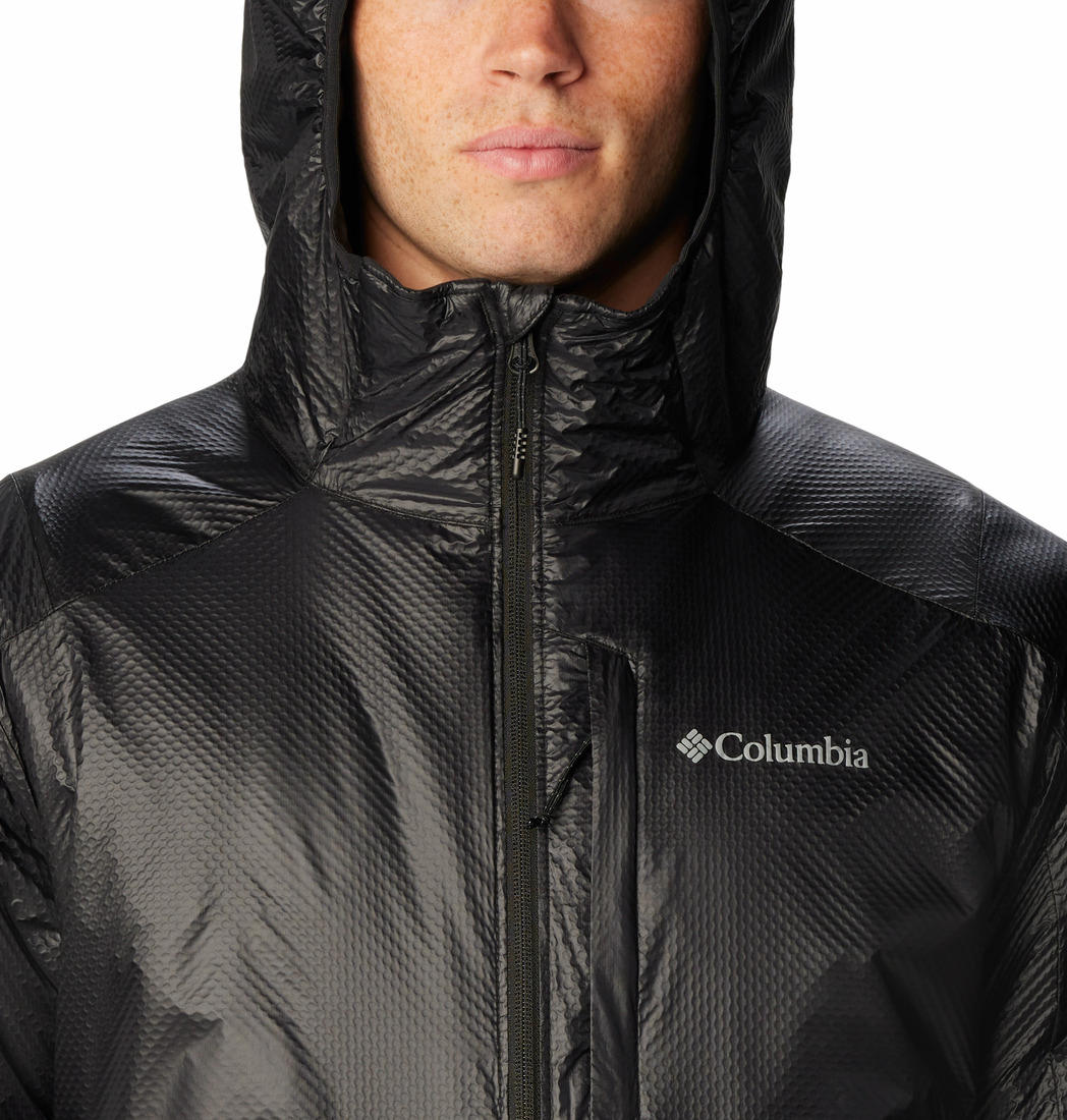 Columbia Men Black Arch Rock Double Wall Elite Hdd Jacket