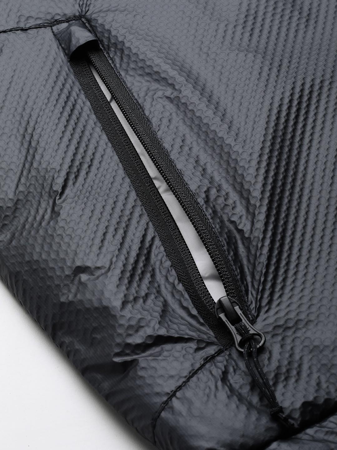 A Men Wearing Columbia Men Black Arch Rock Double Wall Elite Hooded Jacket