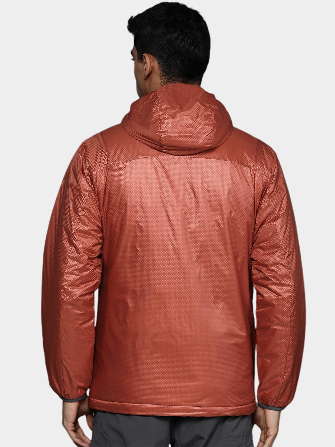 Columbia Men Orange Arch Rock Double Wall Elite Hdd Jacket