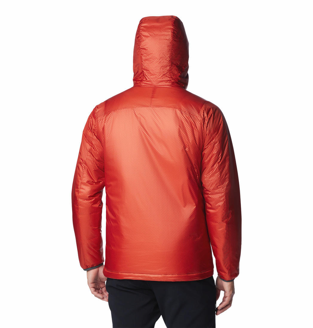 Columbia Men Orange Arch Rock Double Wall Elite Hdd Jacket