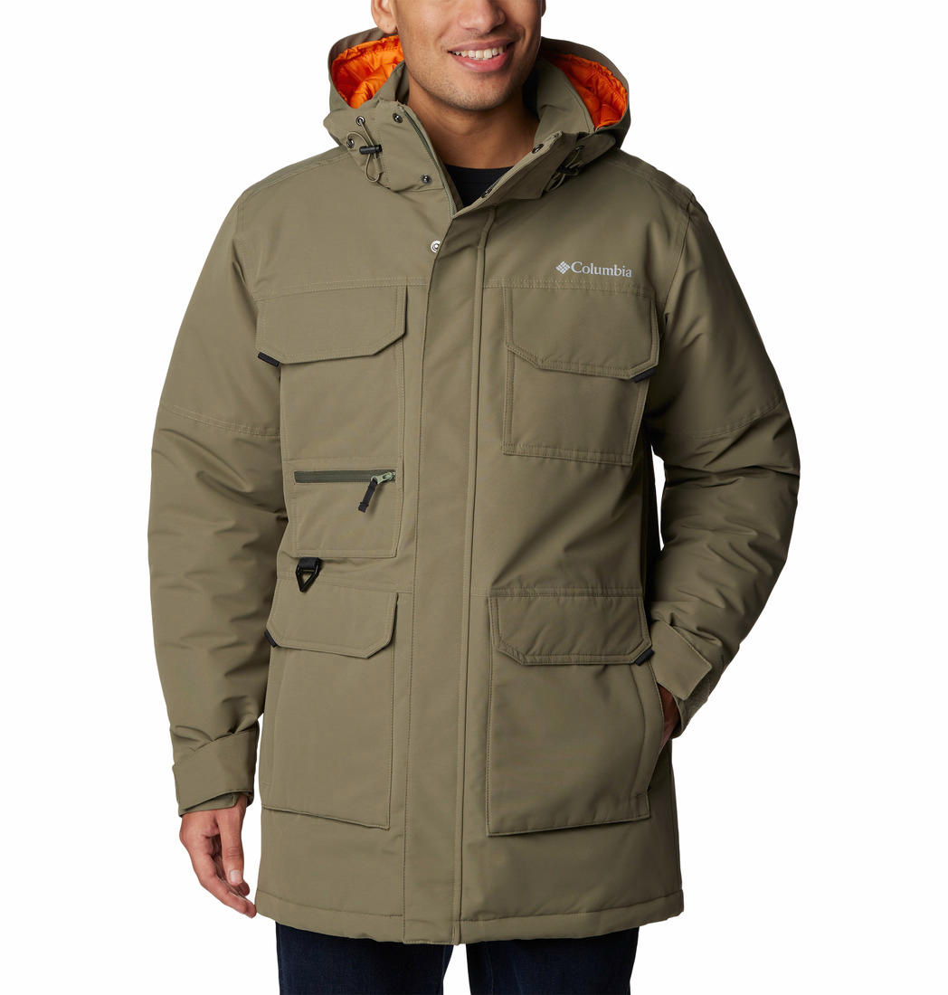Columbia Men Green Landroamer Parka Jacket