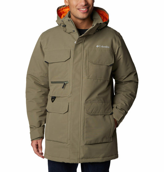 Columbia Men Green Landroamer Parka Jacket