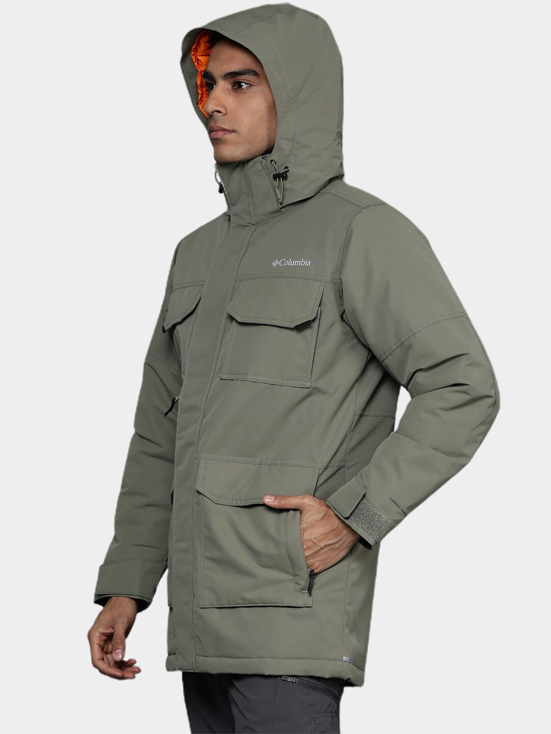 Columbia Men Green Landroamer Parka Jacket