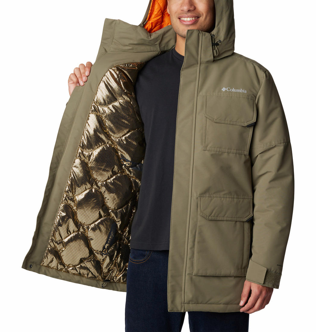 Columbia Men Green Landroamer Parka Jacket
