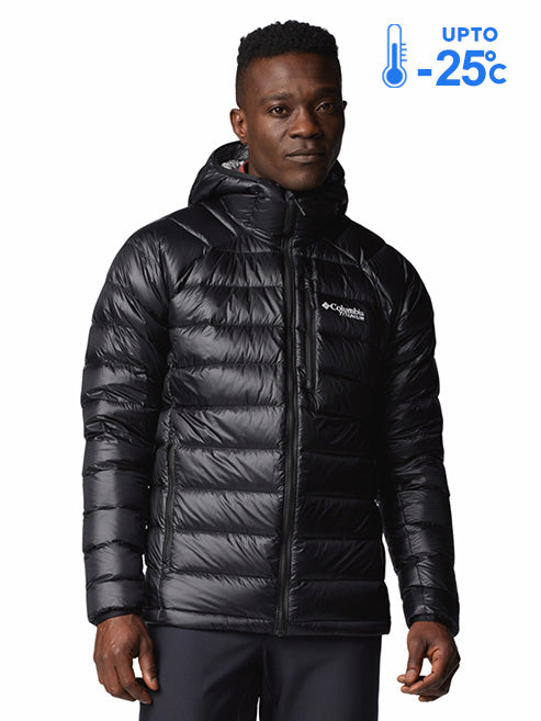 Columbia Men Black Omni-Heat Arctic Crest Down Jacket