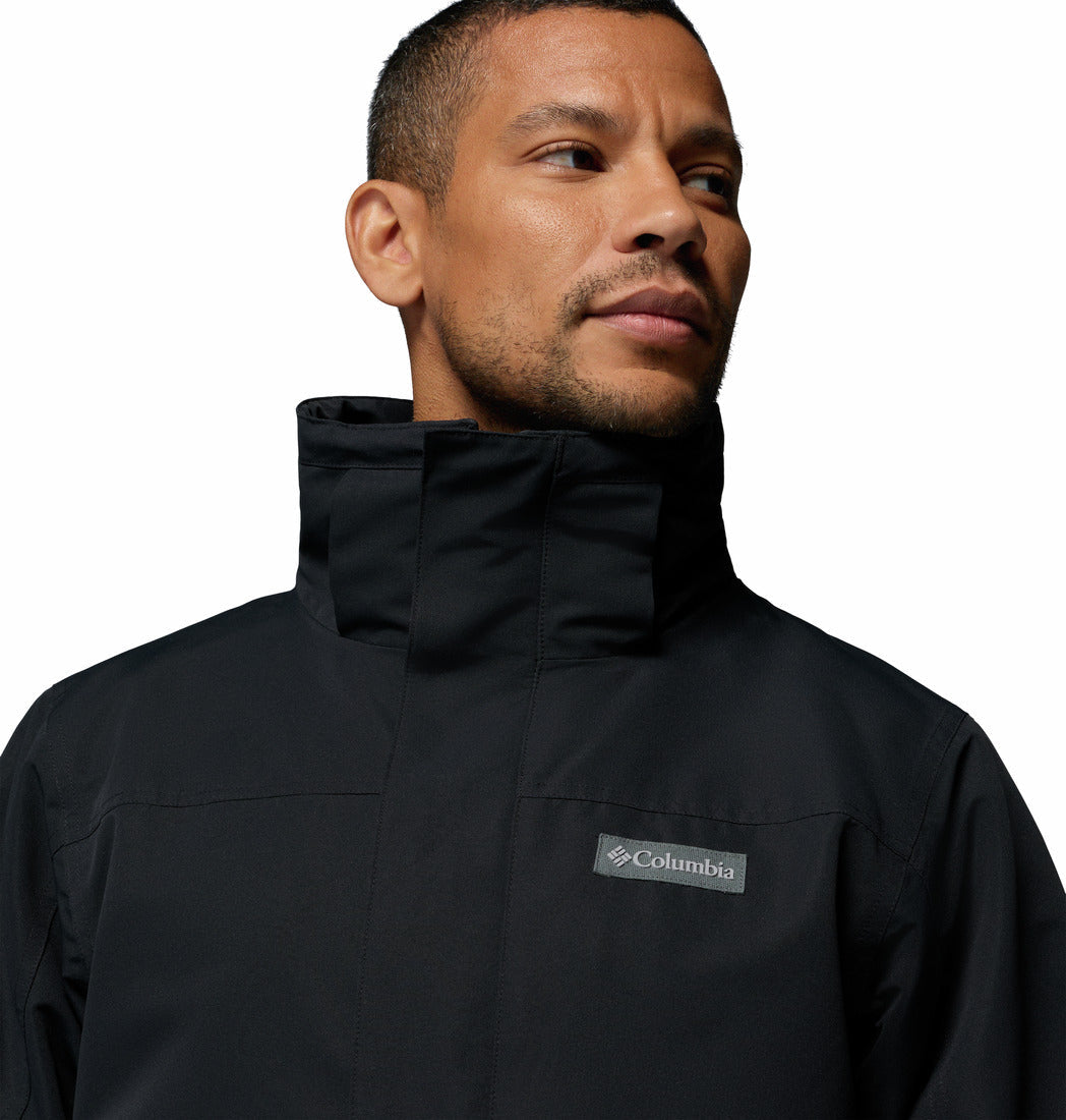 Columbia Men Black Omni-Heat Reflective Bugaboo IV Interchangeable Jacket