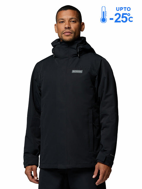Columbia Men Black Omni-Heat Reflective Bugaboo IV Interchangeable Jacket