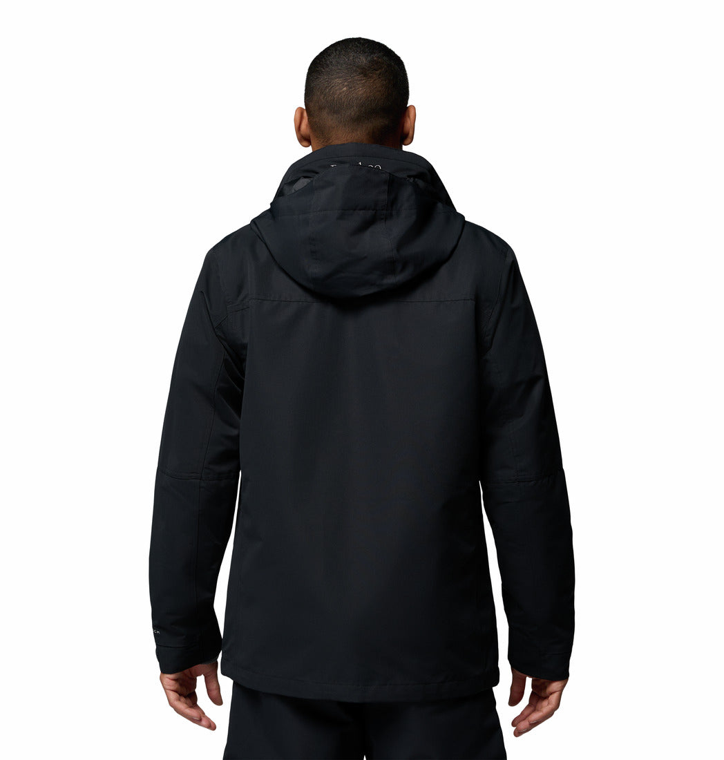 Columbia Men Black Omni-Heat Reflective Bugaboo IV Interchangeable Jacket
