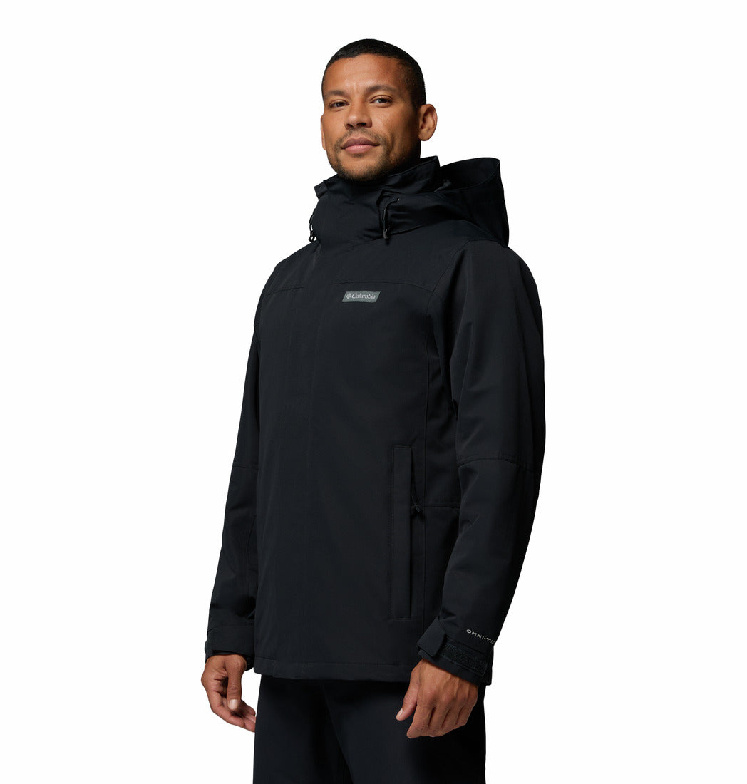 Columbia Men Black Omni-Heat Reflective Bugaboo IV Interchangeable Jacket