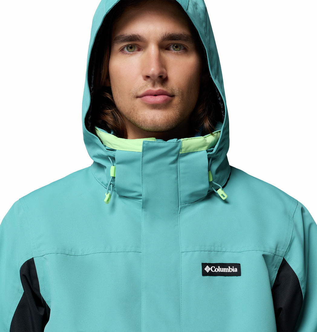 Columbia Men Green Omni-Heat Reflective Bugaboo IV Interchangeable Jacket
