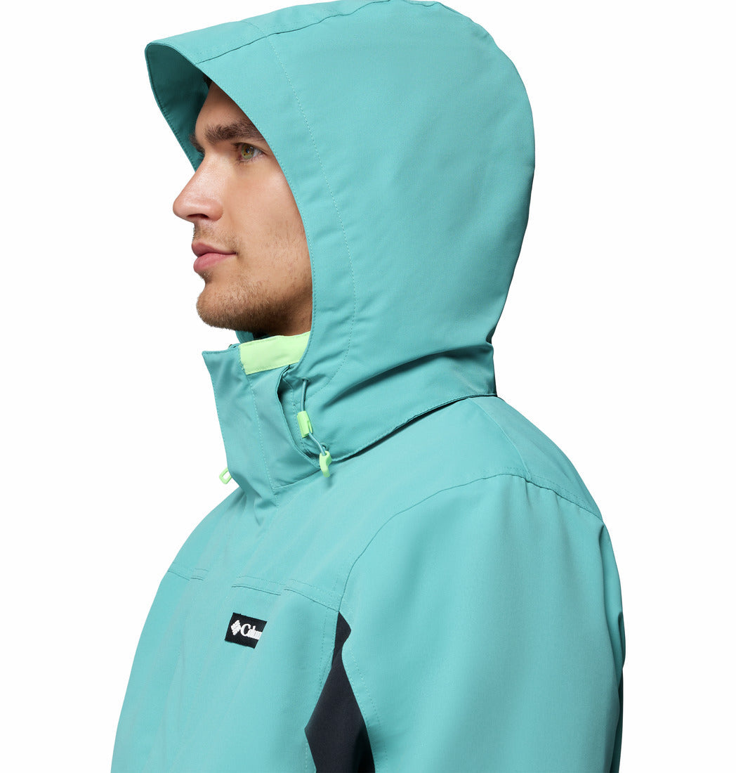 Columbia Men Green Omni-Heat Reflective Bugaboo IV Interchangeable Jacket