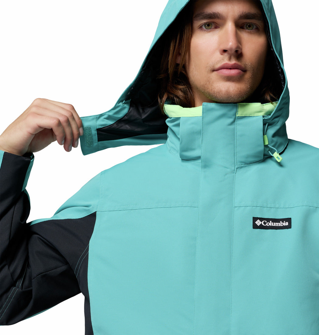 Columbia Men Green Omni-Heat Reflective Bugaboo IV Interchangeable Jacket
