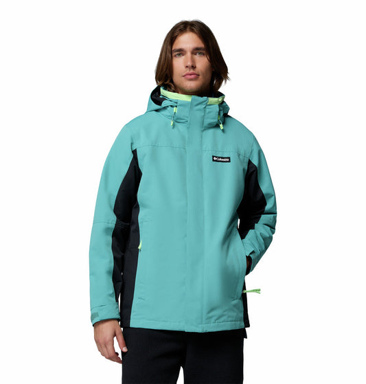 Columbia Men Green Omni-Heat Reflective Bugaboo IV Interchangeable Jacket