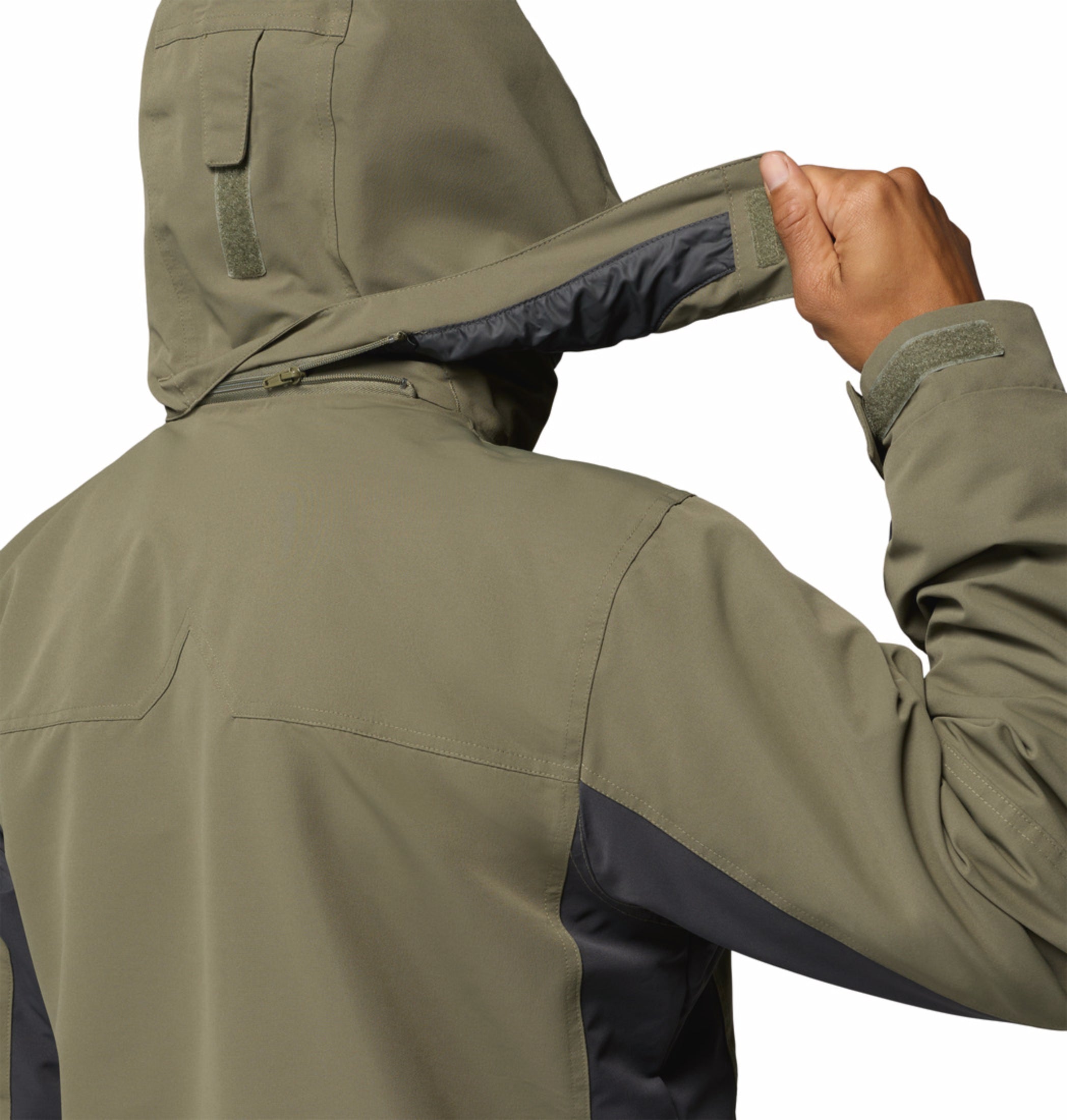 mens green omni heat reflective bugaboo iv interchangeable jacket
