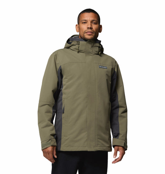 mens green omni heat reflective bugaboo iv interchangeable jacket