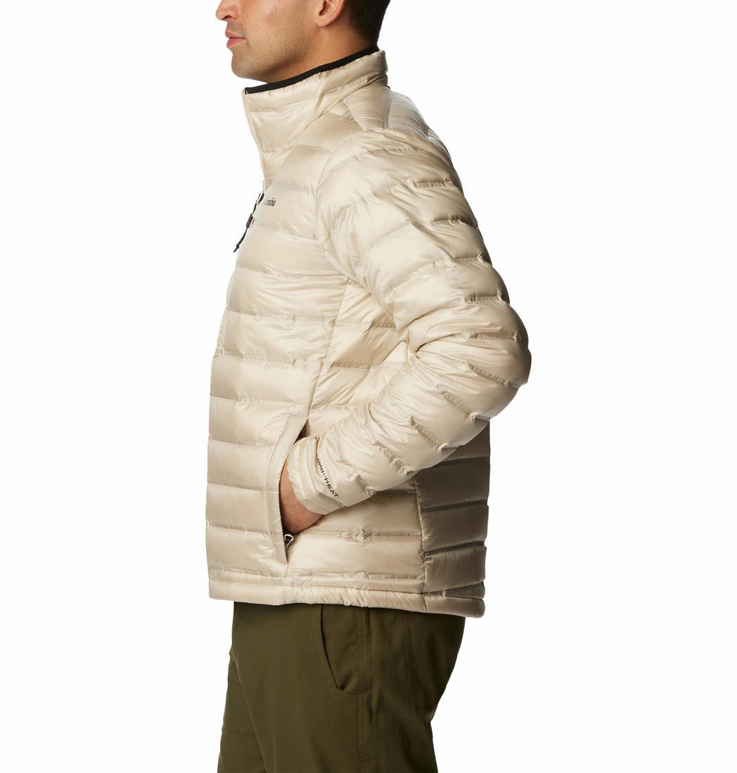 Columbia Mens Brown Pebble Peak II Down Jacket