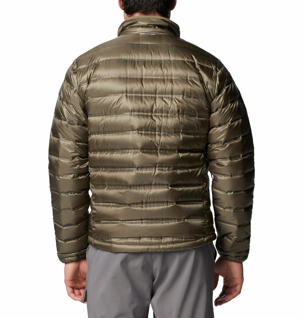 Columbia Mens Green Pebble Peak II Down Jacket
