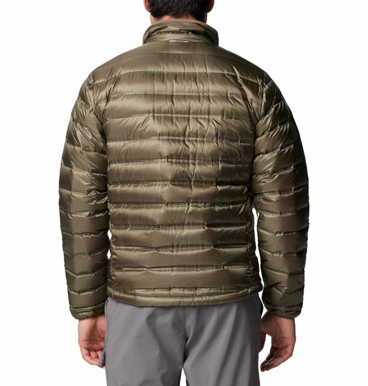 Columbia Mens Green Pebble Peak II Down Jacket