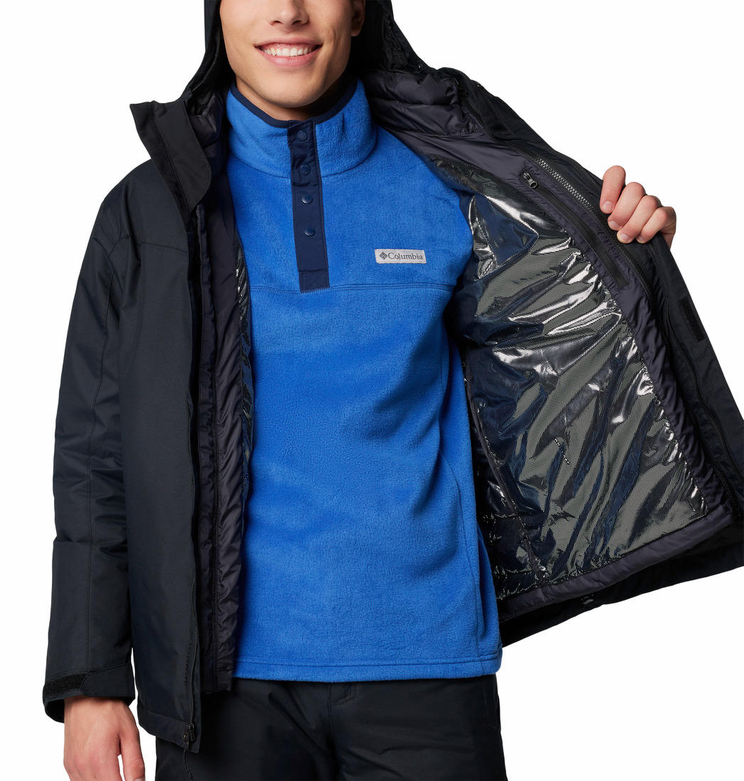 Columbia Mens Black Whirlibird V Interchange Jacket