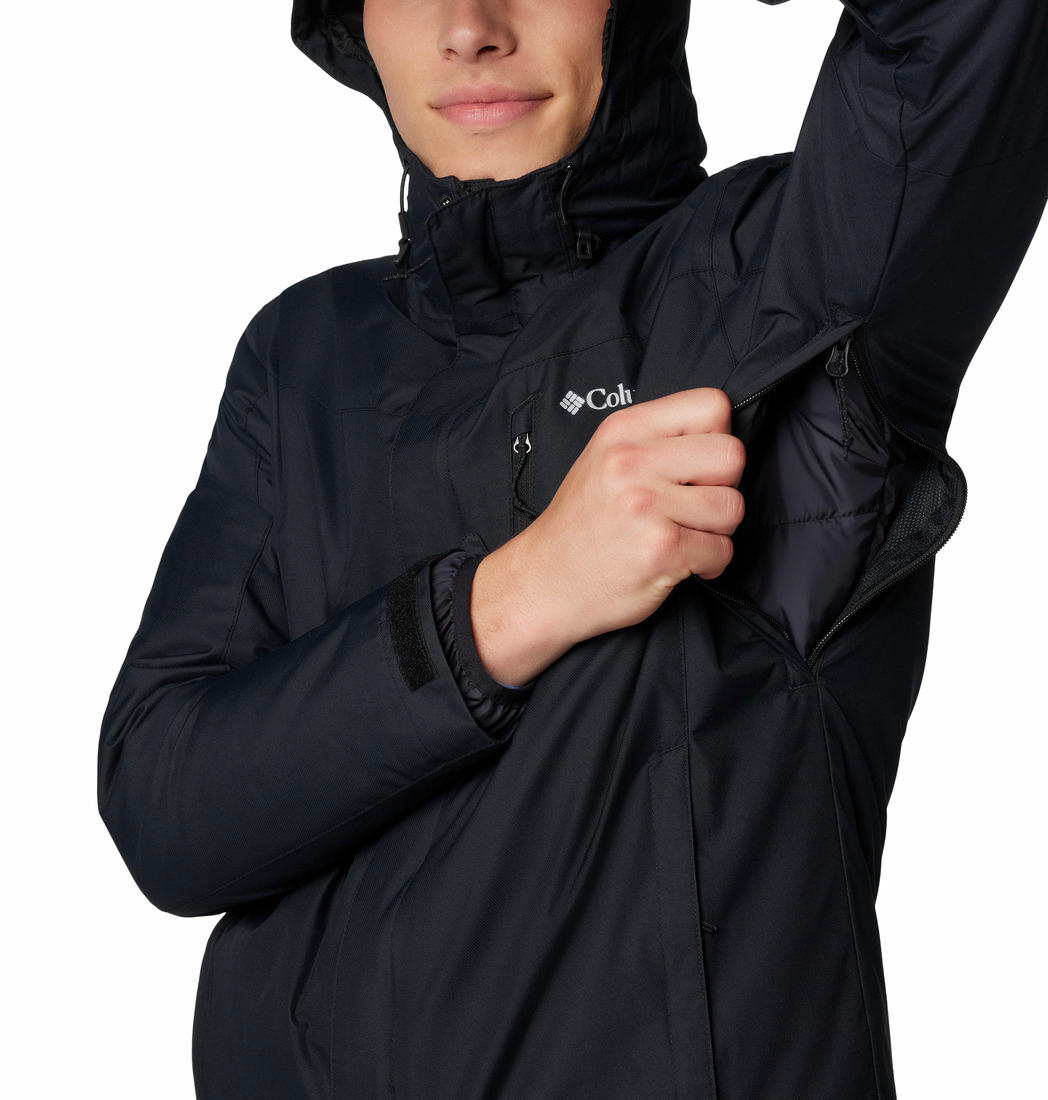 Columbia Mens Black Whirlibird V Interchange Jacket