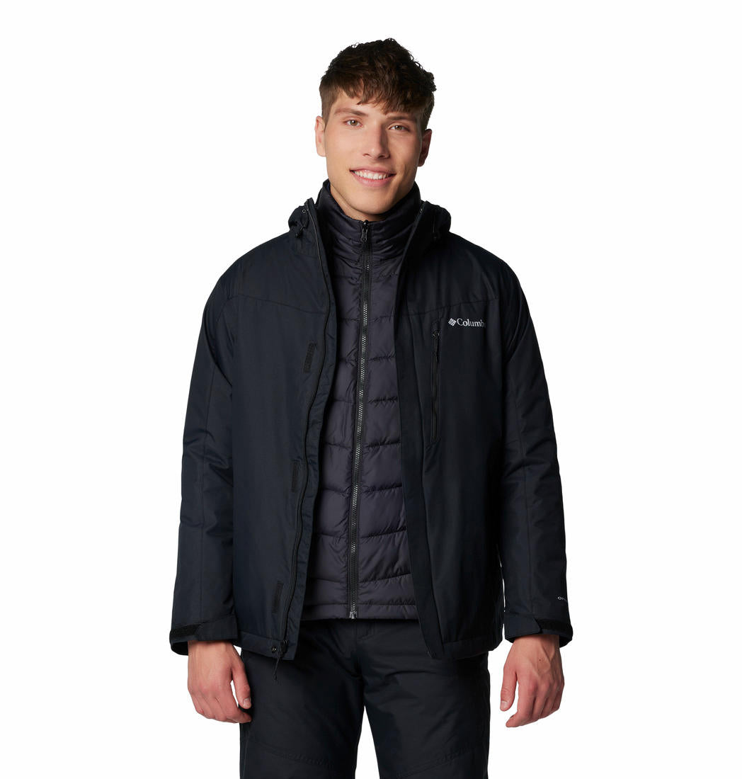 Columbia Mens Black Whirlibird V Interchange Jacket