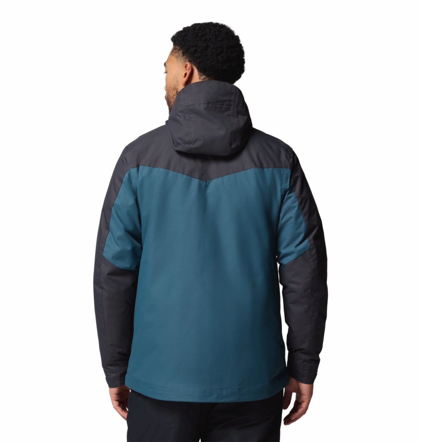 Columbia Men Teal OmniHeat Reflective Whirlibird V Interchangeable Jacket