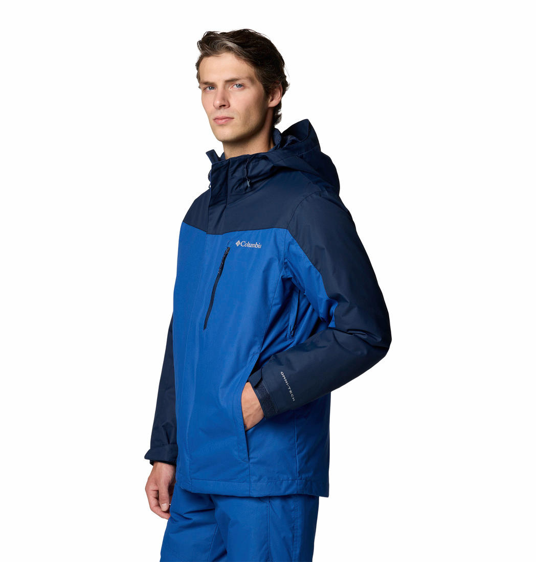Columbia Mens Blue Whirlibird V Interchange Jacket