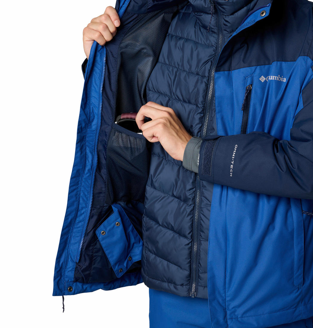 Columbia Mens Blue Whirlibird V Interchange Jacket
