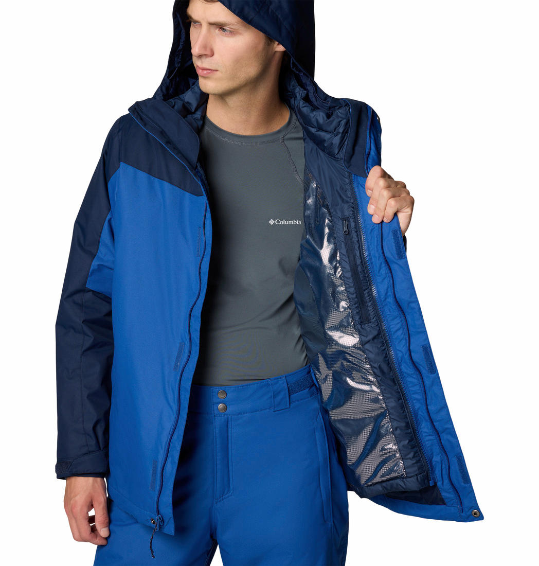 Columbia Mens Blue Whirlibird V Interchange Jacket