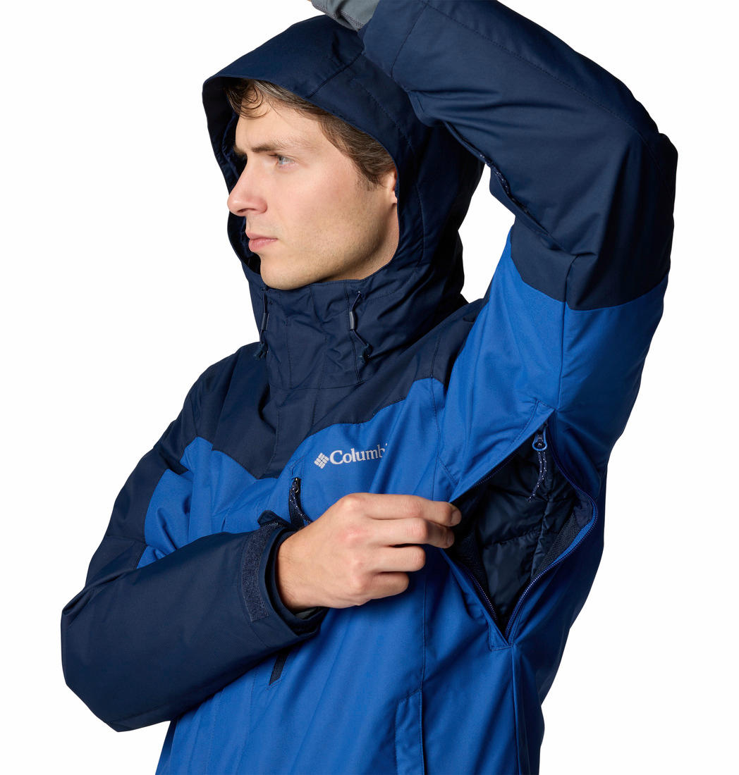 Columbia Mens Blue Whirlibird V Interchange Jacket
