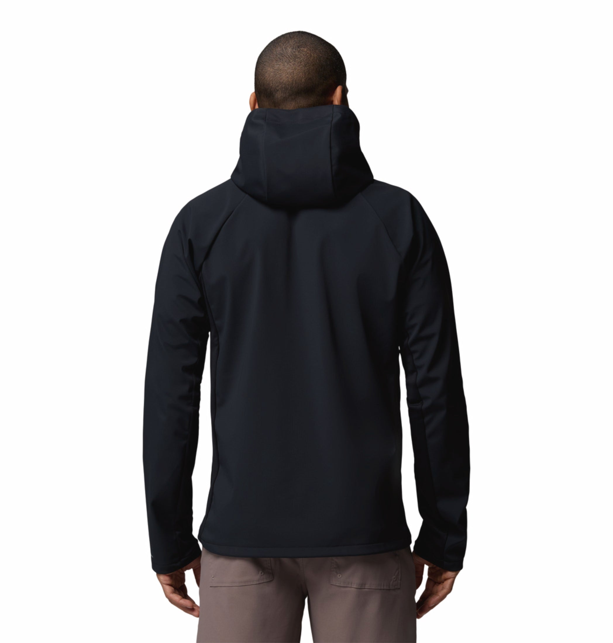 men black omni shield trailborne soft shell jacket