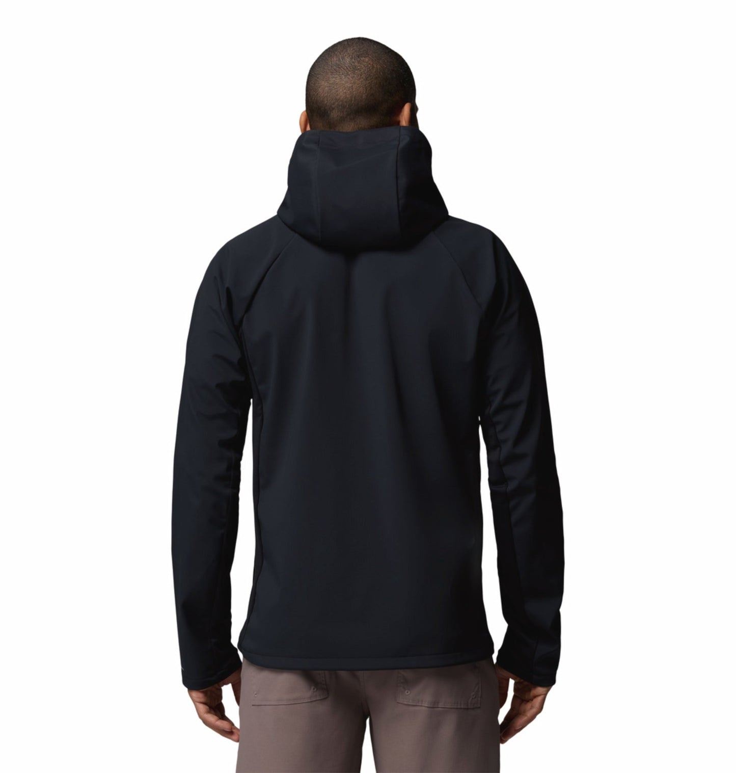 men black omni shield trailborne soft shell jacket