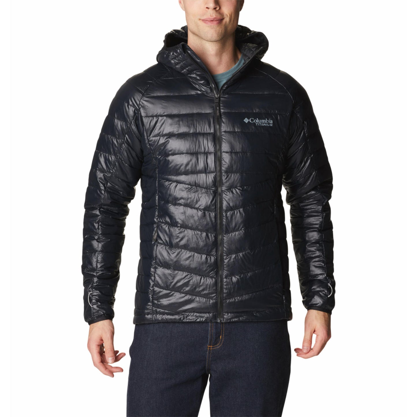 Columbia Mens Black Platinum Peak II Hooded Jacket