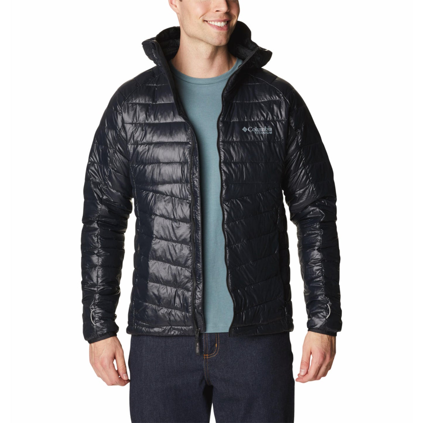 Columbia Mens Black Platinum Peak II Hooded Jacket
