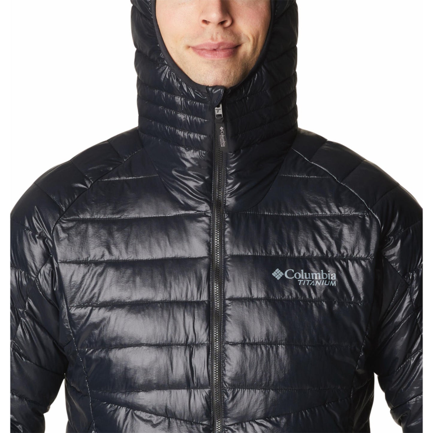 Columbia Mens Black Platinum Peak II Hooded Jacket