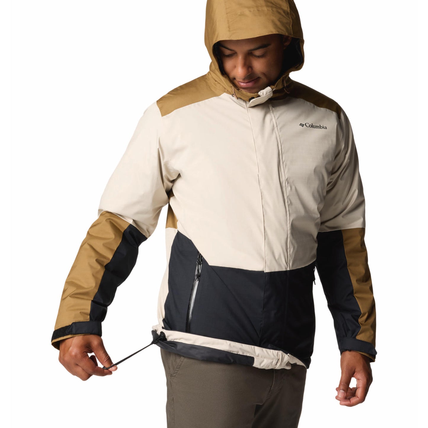 Columbia Mens Brown Point Park Interchange Jacket