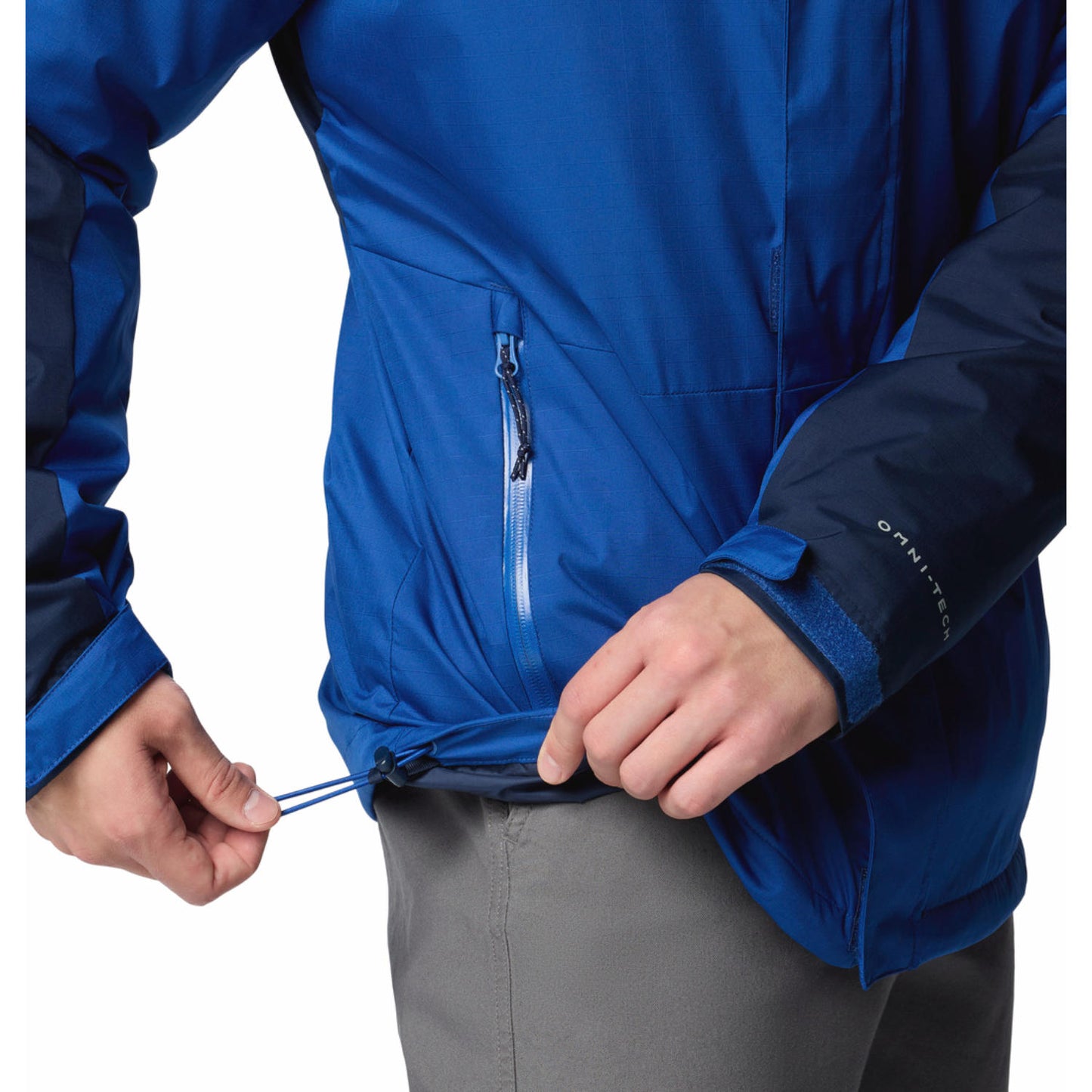 Columbia Mens Blue Point Park Interchange Jacket