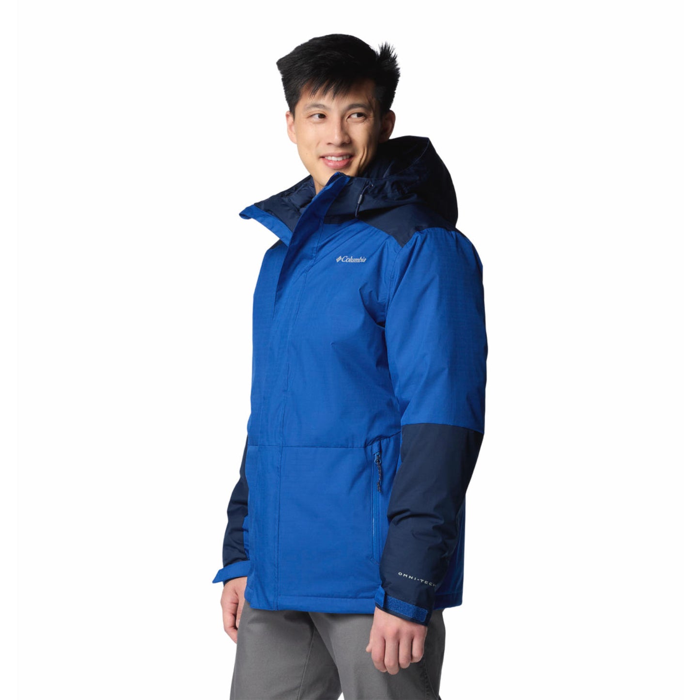 Columbia Mens Blue Point Park Interchange Jacket