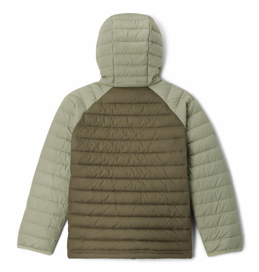 Columbia Kids Girls Olive Powder Lite Hooded Jacket