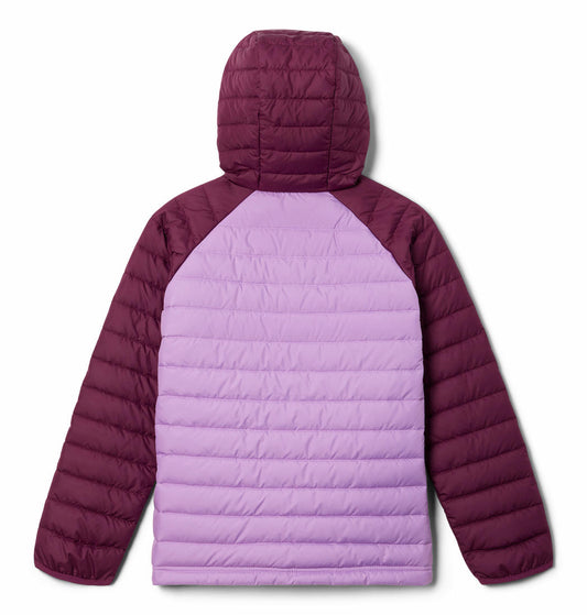 Columbia Kids Girls Purple Powder Lite Hooded Jacket
