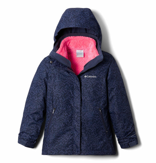 Columbia Kids Girls Blue Bugaboo II Fleece Interchange Jacket