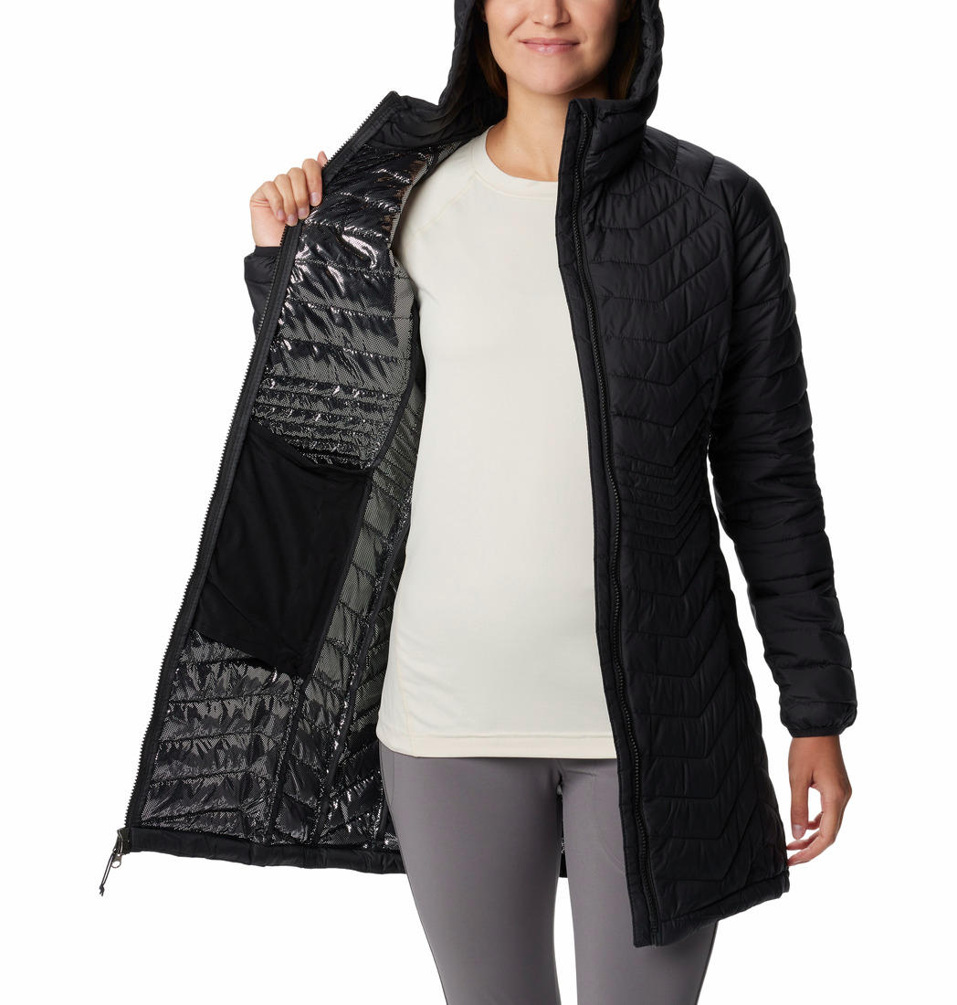 Columbia Women Black Powder Lite Mid Jacket