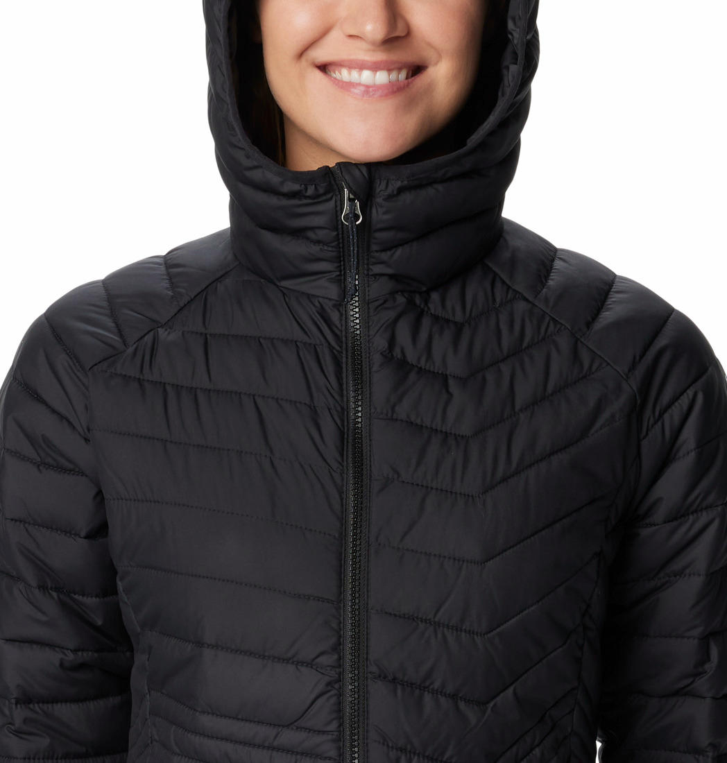Columbia Women Black Powder Lite Mid Jacket